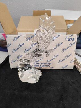 Princess House Lead Crystal Wonders of the Wild - Eagle Figurine NIB